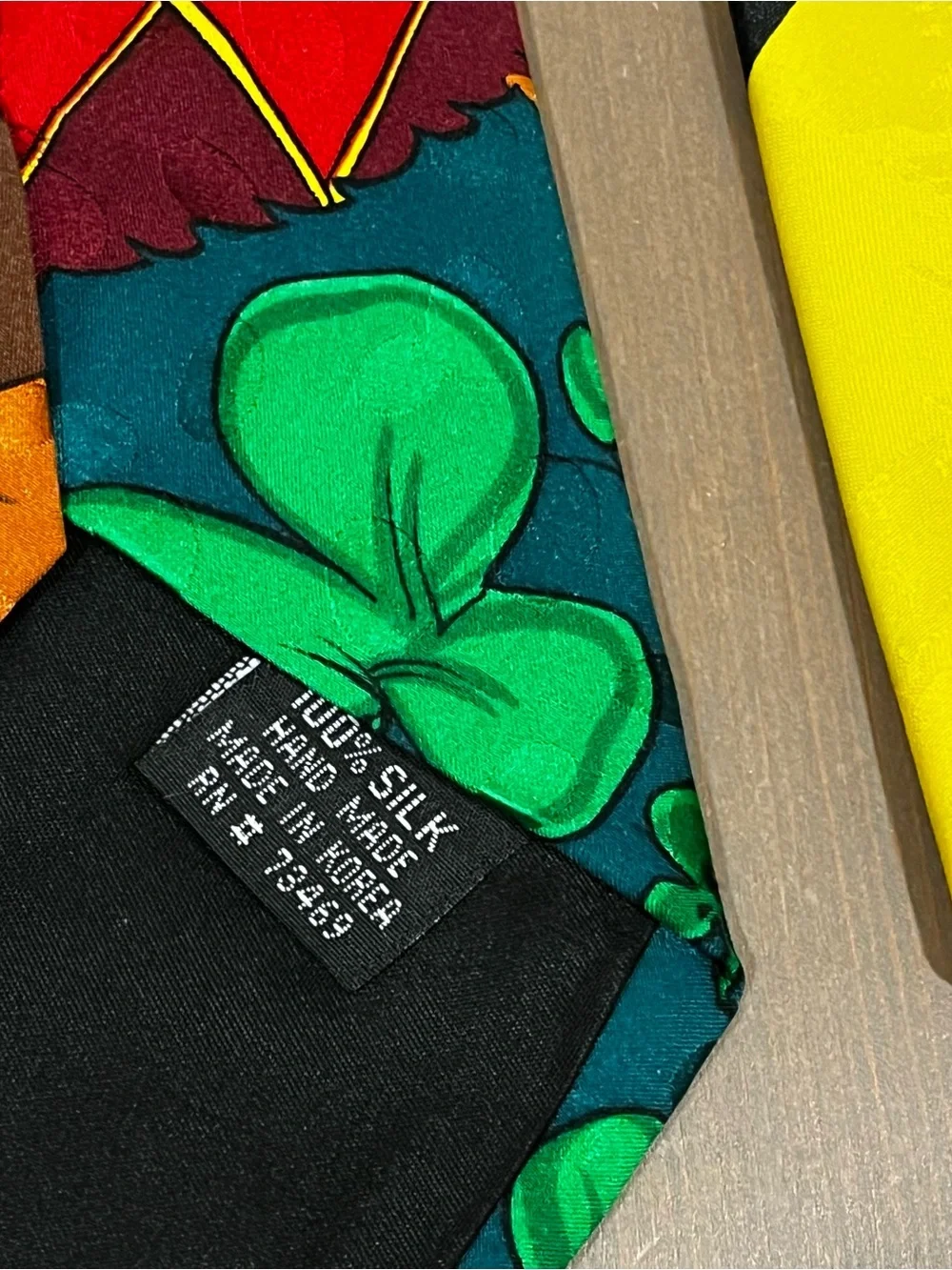 3 Vintage Looney Tunes Ties Tazmanian Devil Halloween St Patrick's Smiley Face